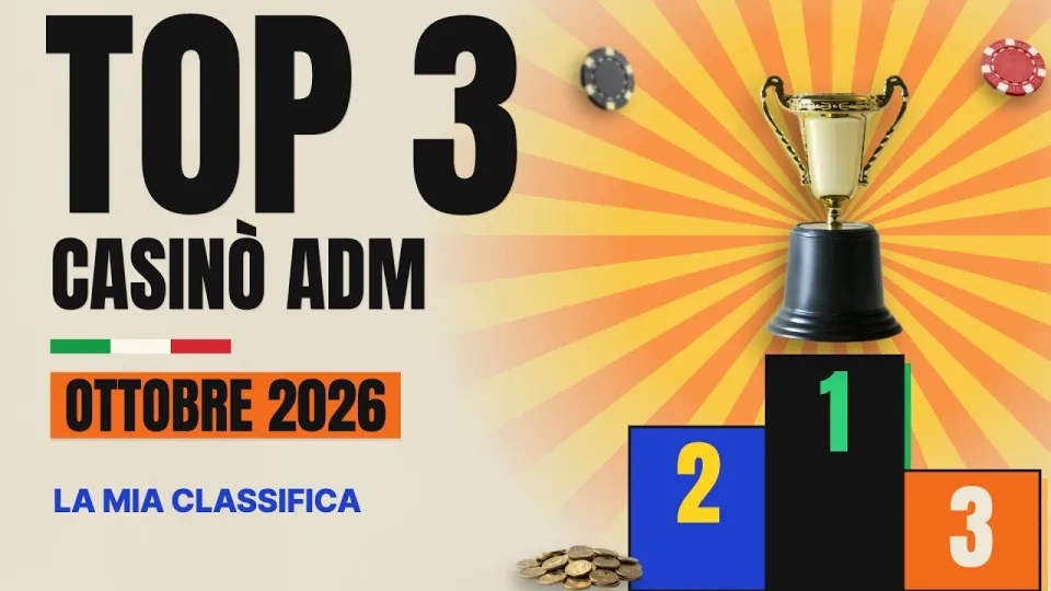 Migliori casino online italiani scelti nel 2026 tra licenza ADM, bonus e affidabilità
